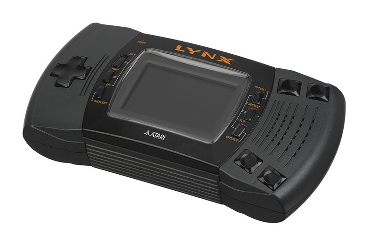Atari Lynx II Handheld Angled