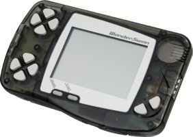 Bandai WonderSwan Black Handheld Front Main