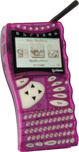 Cybiko Cybiko Pink Handheld Front Main Cybiko Cybiko Pink Handheld Front Main