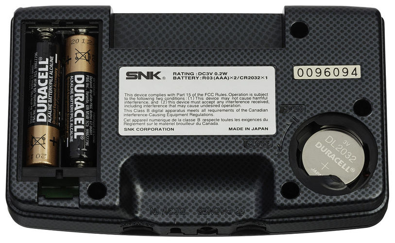 Neo Geo Pocket Batteries