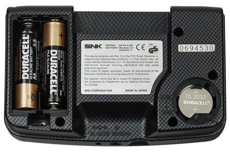 Neo Geo Pocket Color w batteries