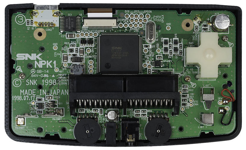 Neo Geo Pocket Motherboard Back