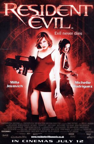 Resident Evil Movie Poster Resident Evil Movie Poster