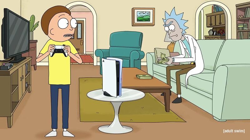 Rick and Morty PS5 Advertisement Rick and Morty PS5 Advertisement