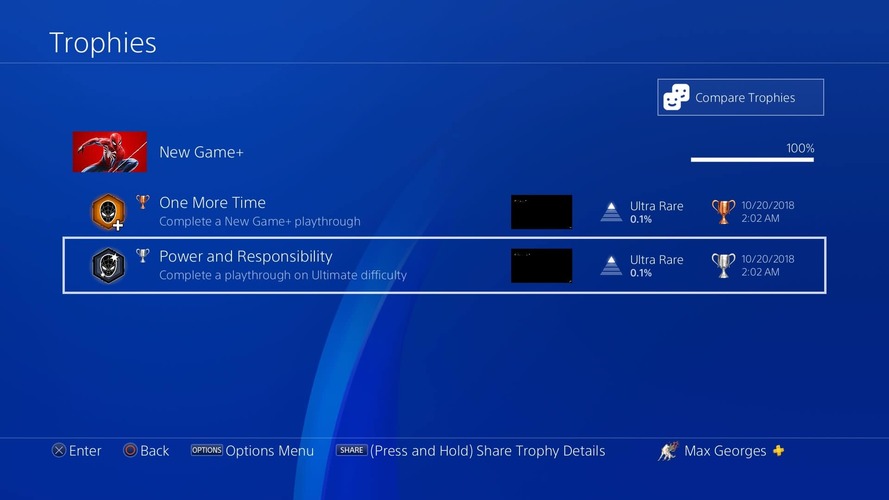 Sony Ps4 Trophies Screen Sony Ps4 Trophies Screen