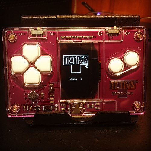 Tetris Microcard