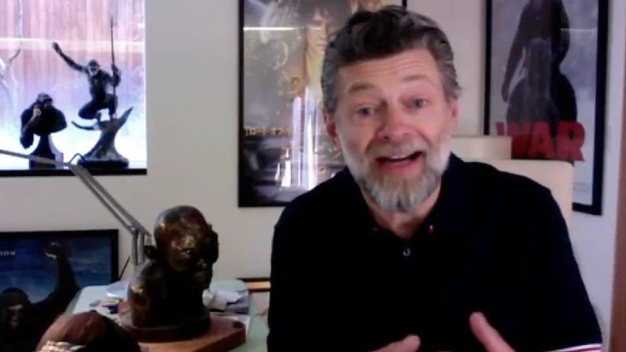 adny serkis reading hobbit on a charity marathon on youtube