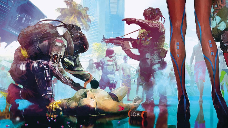 cyberpunk 2077 origins fan art night city