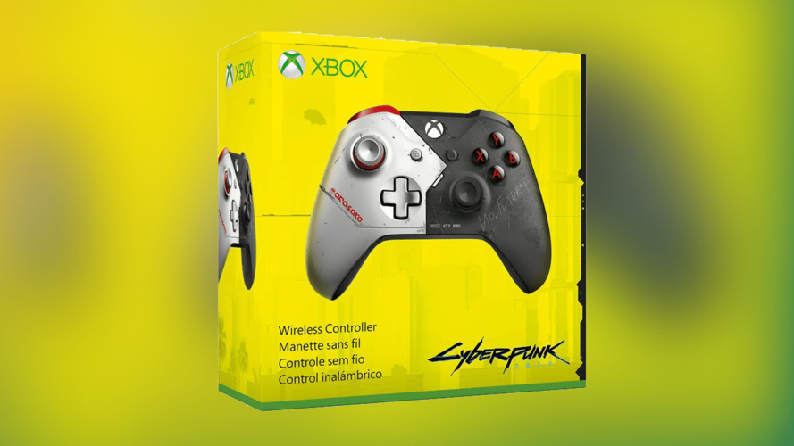 cyberpunk 2077 xbox controller reveal with box 2