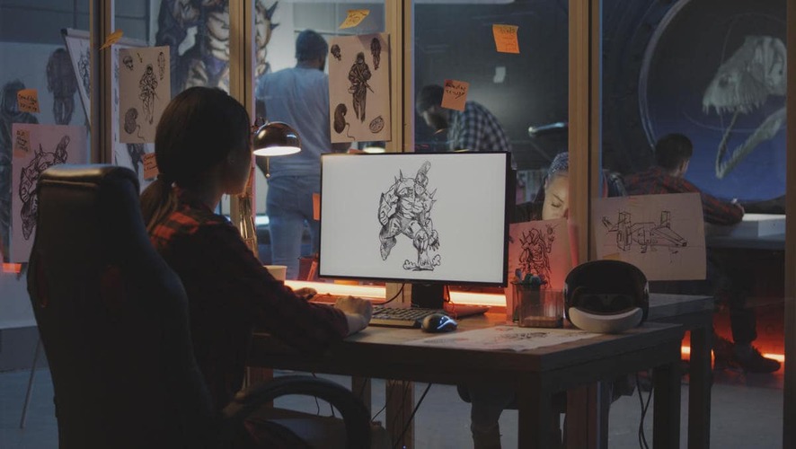 girl game designer developer