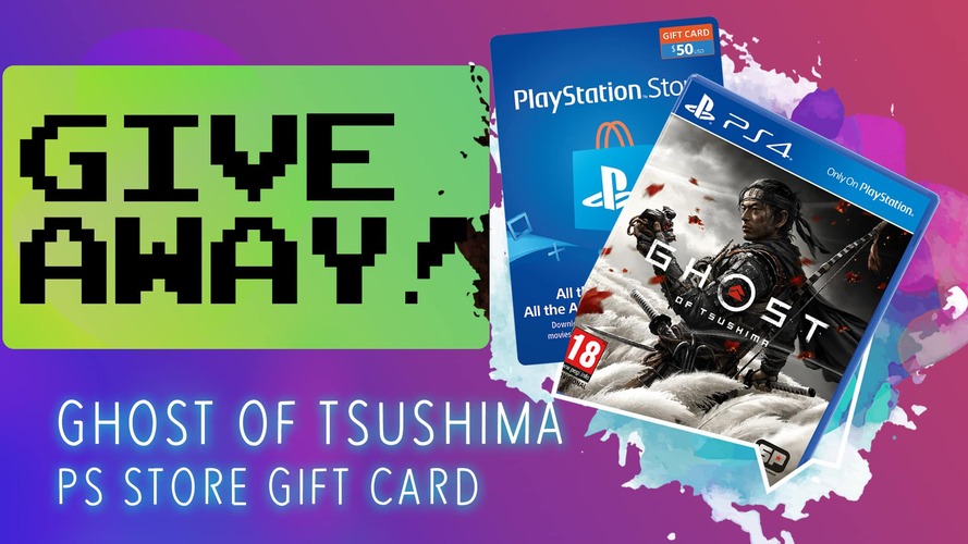 instagram giveaway ghost of tsushima game playstation store gift cards