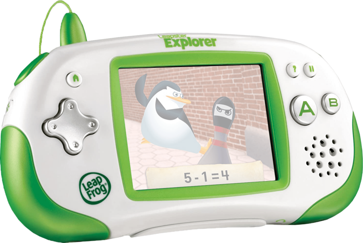 leapfrog leapster explorer learning gaming console front