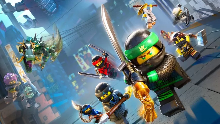lego ninjago movie game dangerous ninjas roaming on the streets with katanas
