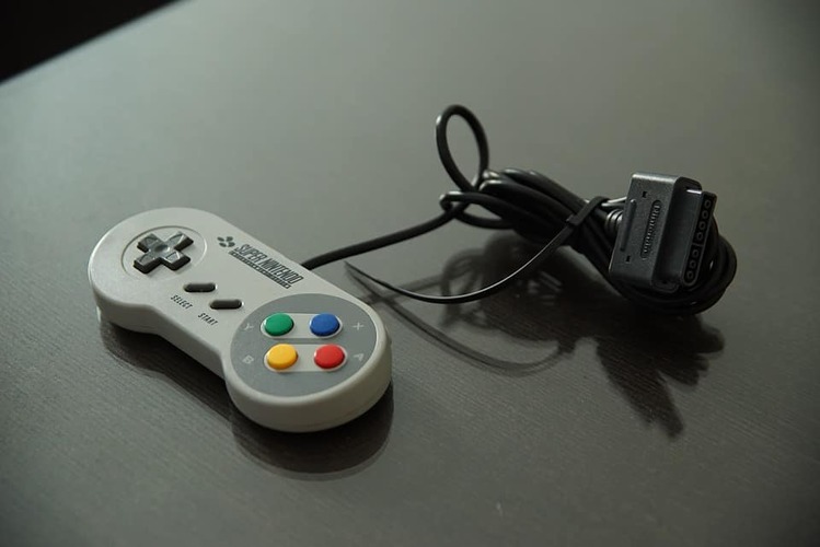 nintendo snes controller for super nintendo entertainment system