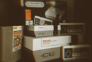 nitendo entertainment system and nes classic with bucky ohare game