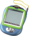 pixter gaming handheld console by mattel and fisher price front