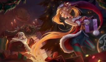 santa clause and jinx league of legends xmas event santa clause and jinx league of legends xmas event