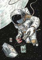 video gaming astronaut by ninorabbi damubc9