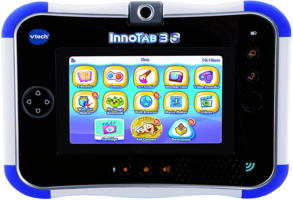 vtech innotab 3s educational handheld console blue front