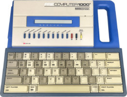vtech precomputer 1000 front flat transparent