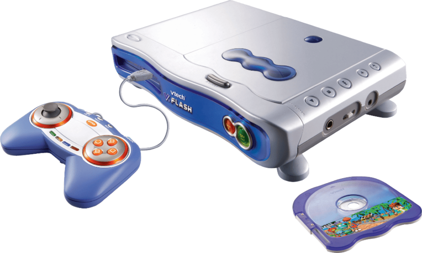 vtech v flash gaming kids home console full