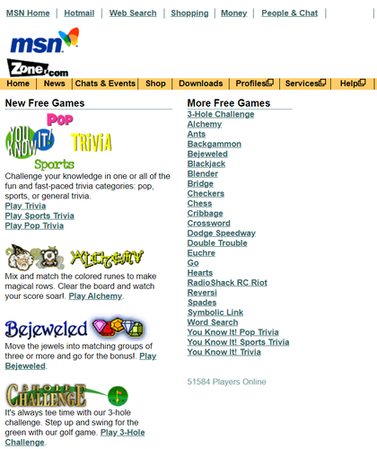 Free New Msn Games - Colaboratory